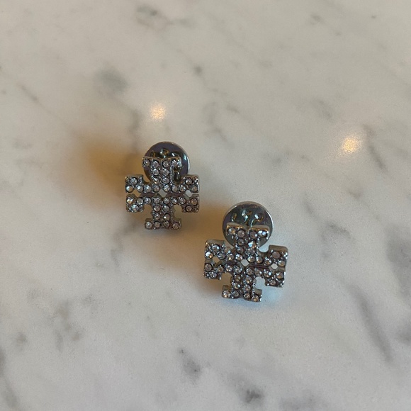 Tory Burch Rhinestone Earrings - Picture 2 of 5